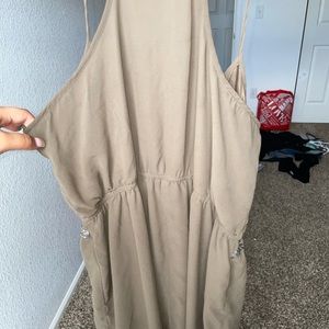 Green beautiful summer dress